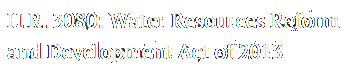 Click to 'Water Resources Development Act