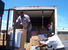 6 tons of Galt Mile Food Fills Van