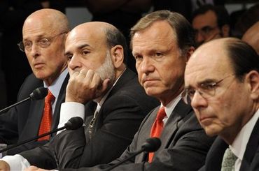 Treasury Secretary Henry Paulson, Federal Reserve Chairman Ben Bernanke, Securities and Exchange Commission (SEC) Chairman Christopher Cox, and Federal Housing Authority Director James Lockhart Testify in Congress