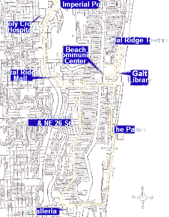 Click to Galt Mile Sun Trolley Route